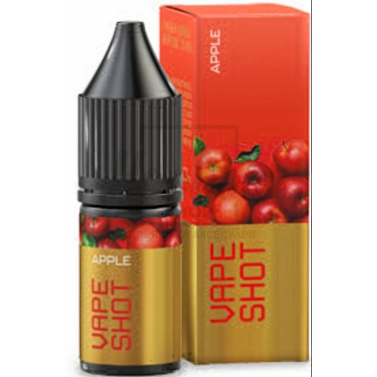 Рідина Vape Shot Apple (Кисло-Солодке Яблуко) 10мл 5% Рідина Vape Shot Apple (Кисло-Солодке Яблуко) 10мл 5%