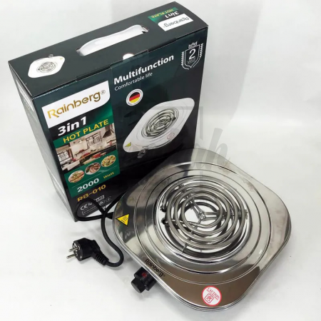 Плитка для розпалювання вугілля Rainberg 010 2000W