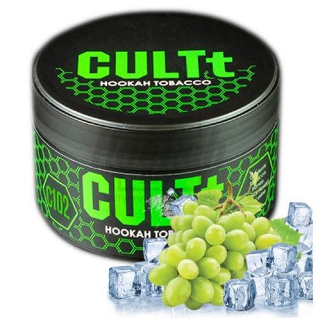 Тютюн CULT C102 Grape Ice (Виноград Лід) 100 г Тютюн CULT C102 Grape Ice (Виноград Лід) 100 г