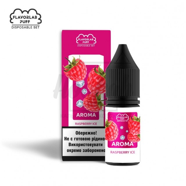 Рідина Набір Flavorlab Puff Raspberry Ice (Малина Лід) 10мл 5% Рідина Набір Flavorlab Puff Raspberry Ice (Малина Лід) 10мл 5%