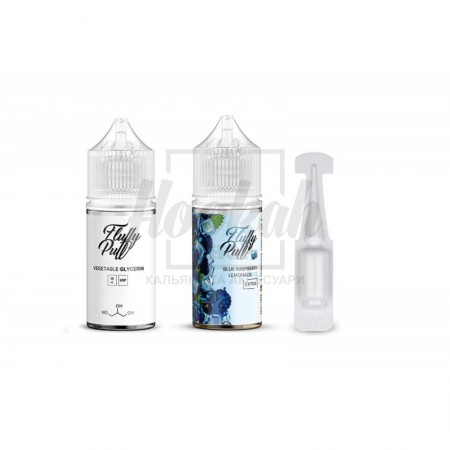 Набір Fluffy Puff Blue Raspberry Lemonade Ice (Лимонад та Синя Малина Айс) 30ml/50mg Salt Nic  Набір Fluffy Puff Blue Raspberry Lemonade Ice (Лимонад та Синя Малина Айс) 30ml/50mg Salt Nic