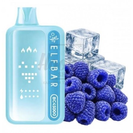 Электронная сигарета Elf Bar BC45000 Blue Razz Ice (Голубая Малина Лед)