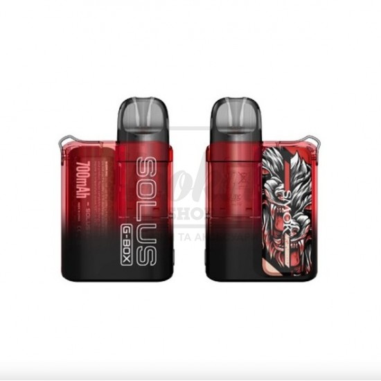 Багаторазова Pod-система Smok Solus G-BOX KIT Transparent Red Багаторазова Pod-система Smok Solus G-BOX KIT Transparent Red
