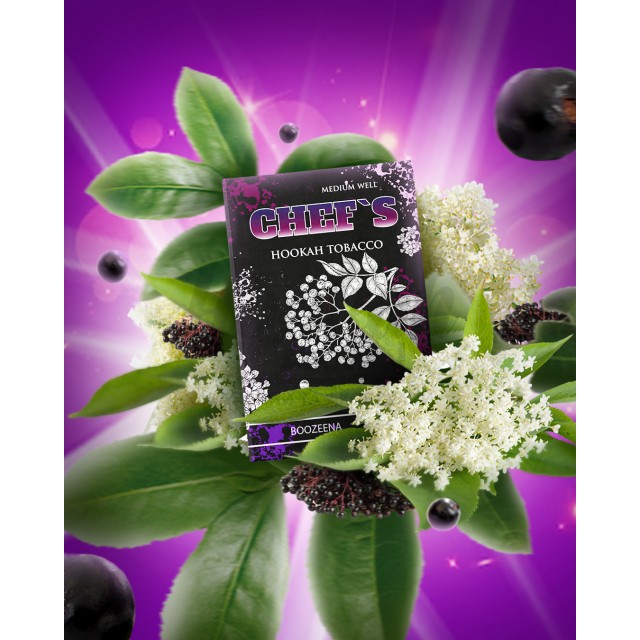 Тютюн Chefs Boozeena (Бузина) 100 гр Тютюн Chefs Boozeena (Бузина) 100 гр