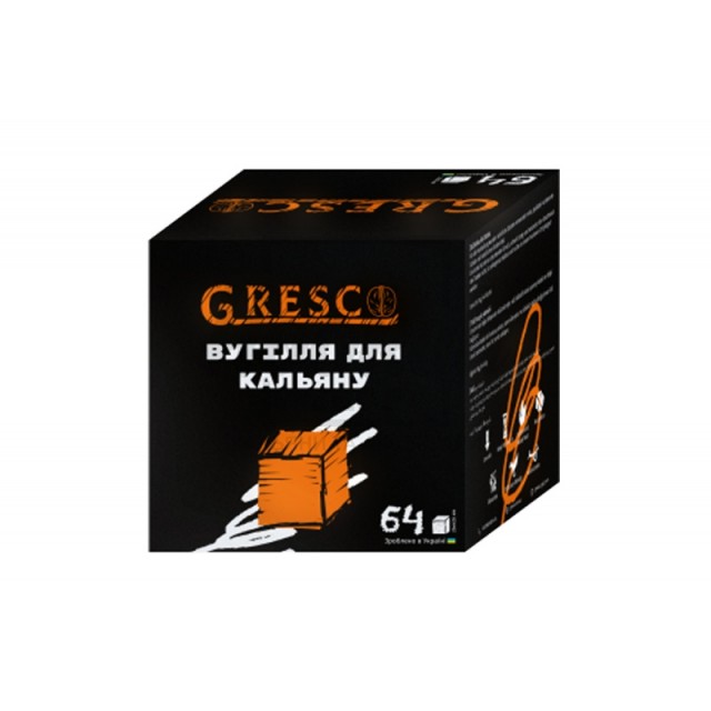 Уголь Ореховый Gresco C26 (Без коробки) 1 кг. Уголь Ореховый Gresco C26 (Без коробки) 1 кг.