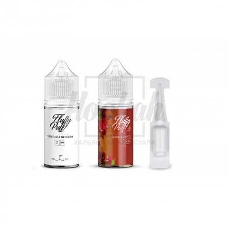 Набір Fluffy Puff Cherry & Tobacco (Вишня & Тютюн) 30ml/50mg Salt Nic Набір Fluffy Puff Cherry & Tobacco (Вишня & Тютюн) 30ml/50mg Salt Nic