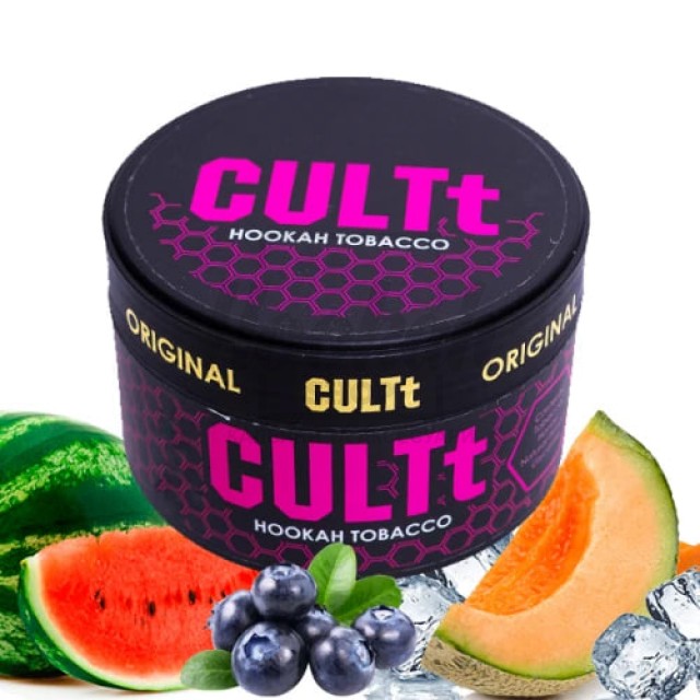 Тютюн CULTt C33 Ice Watermelon Melon Blueberry (Лід Кавун Диня Чорниця) 100 г Тютюн CULTt C33 Ice Watermelon Melon Blueberry (Лід Кавун Диня Чорниця) 100 г