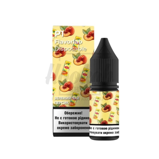 Рідина Набір Flavorlab Р1 Green Tea Peach (Зелений Чай Персик) 10мл 5%