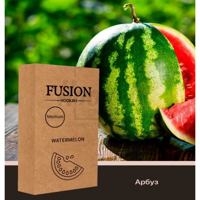 Тютюн Fusion Medium Watermelon (Кавун) 100 гр Тютюн Fusion Medium Watermelon (Кавун) 100 гр