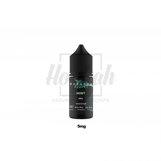 Рідина Paradox Vaping Mint (М'ята) 30ml/50mg Salt Nic 