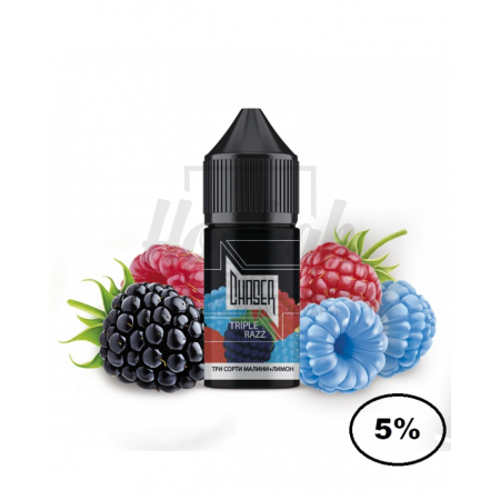Жидкость Chaser Triple Razz (Три Сорта Малины Лимон) 30мл 5% Жидкость Chaser Triple Razz (Три Сорта Малины Лимон) 30мл 5%