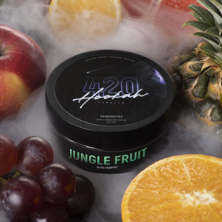 Тютюн 4:20 Jungle Fruit (Ананас Манго Маракуя Персик) 100 гр Тютюн 4:20 Jungle Fruit (Ананас Манго Маракуя Персик) 100 гр