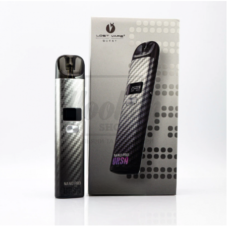 Pod-система Lost Vape Ursa Pro POD Kit Silver Carbon G Pod-система Lost Vape Ursa Pro POD Kit Silver Carbon G