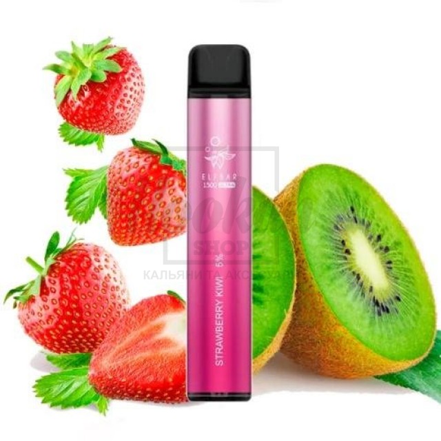 Електронна сигарета Elf Bar 1500 Ultra Strawberry Kiwi (Полуниця Ківі)