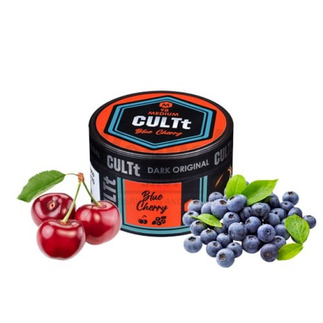 Тютюн CULT Medium M98 Cherry Blueberry (Вишня Лохина) 100гр