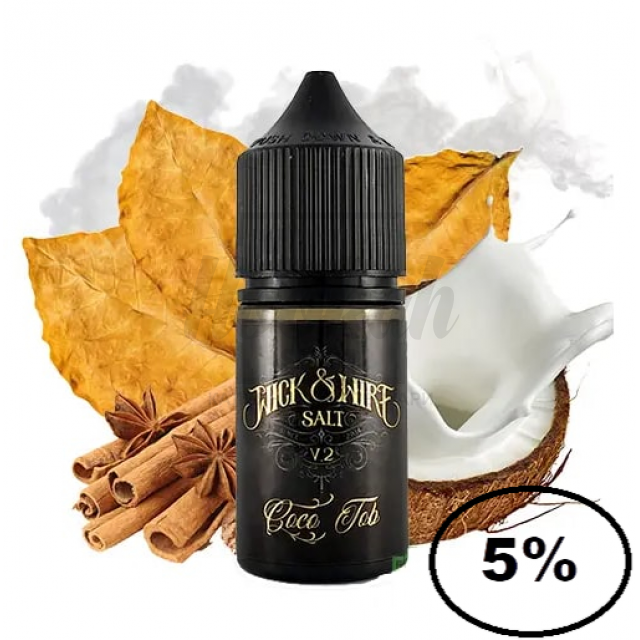 Рідина Wick&Wire Coco Tobacco (Коко Тютюн) 30мл 5%