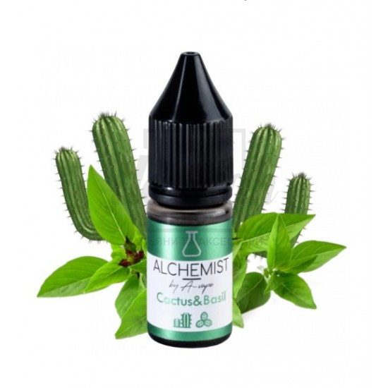 Рідина Alchemist Cactus Basil (Кактус Базилік) 10мл 5% Рідина Alchemist Cactus Basil (Кактус Базилік) 10мл 5%