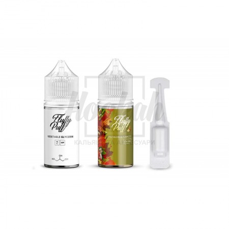 Набір Fluffy Puff Pistachio & Tobacco (Фісташка & Тютюн) 30ml/50mg Salt Nic Набір Fluffy Puff Pistachio & Tobacco (Фісташка & Тютюн) 30ml/50mg Salt Nic