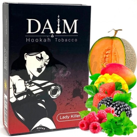 Тютюн Daim Lady Killer (диня полуниця манго м'ята) 50 гр Тютюн Daim Lady Killer (диня полуниця манго м'ята) 50 гр