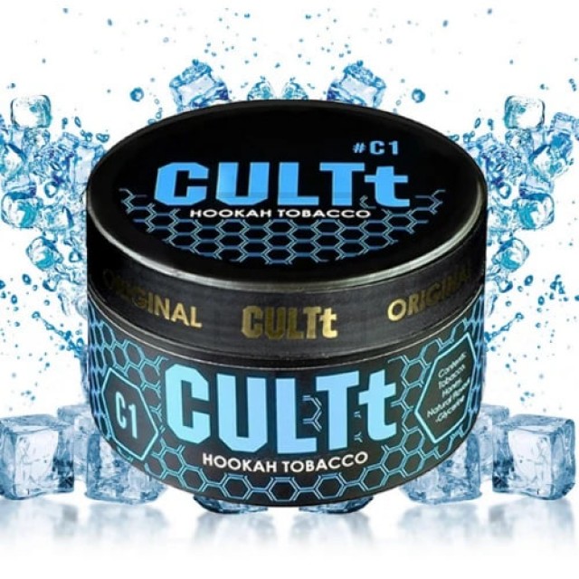 Тютюн CULT C01 Ice Booster (Лід) 100 г Тютюн CULT C01 Ice Booster (Лід) 100 г