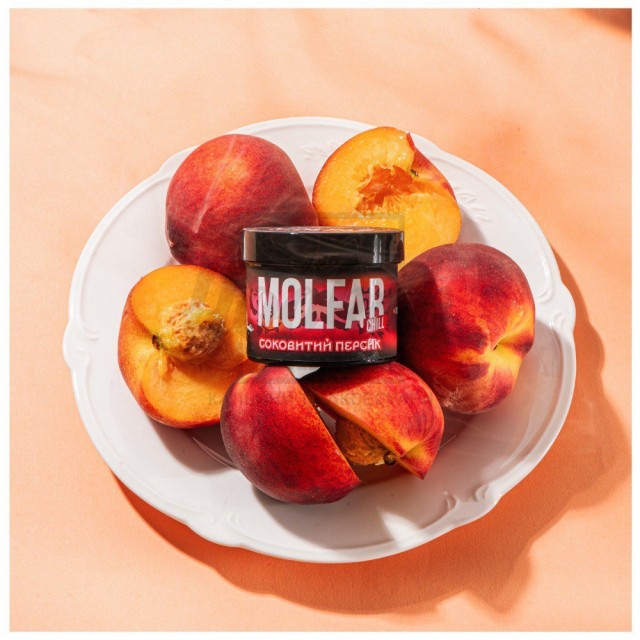 Табак Molfar Chill Line Соковитий Персик (Персик) 100гр Табак Molfar Chill Line Соковитий Персик (Персик) 100гр