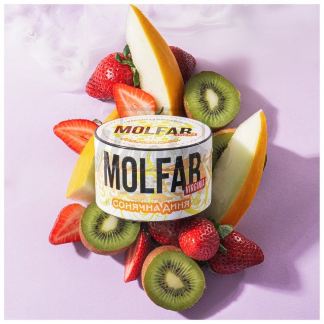 Тютюн Molfar Virginia Line Сонячна Діня (Диня Ківі Полуниця) 40 гр Тютюн Molfar Virginia Line Сонячна Діня (Диня Ківі Полуниця) 40 гр