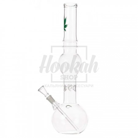 Бонг скляний Leaf Green Line Бонг скляний Leaf Green Line