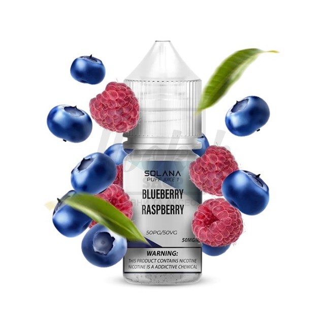 Рідина SOLANA LIQUID 5% 30мл Blueberry Raspberry (чорниця малина) Рідина SOLANA LIQUID 5% 30мл Blueberry Raspberry (чорниця малина)