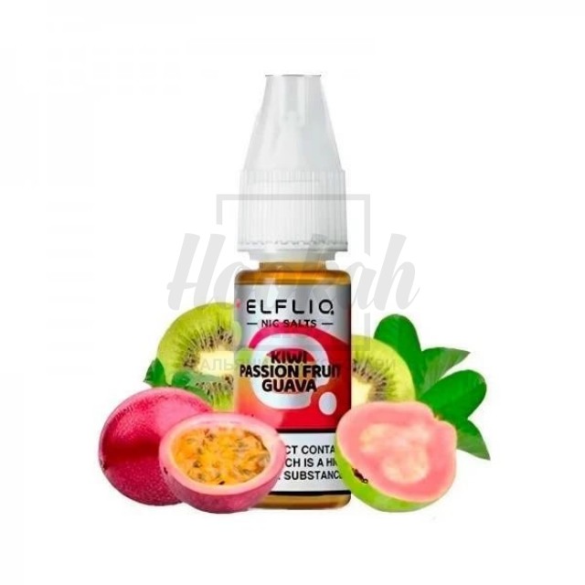 Рідина Elf Liq 5% 10мл Kiwi Passion Fruit Guava (ківі маракуя гуава) Рідина Elf Liq 5% 10мл Kiwi Passion Fruit Guava (ківі маракуя гуава)