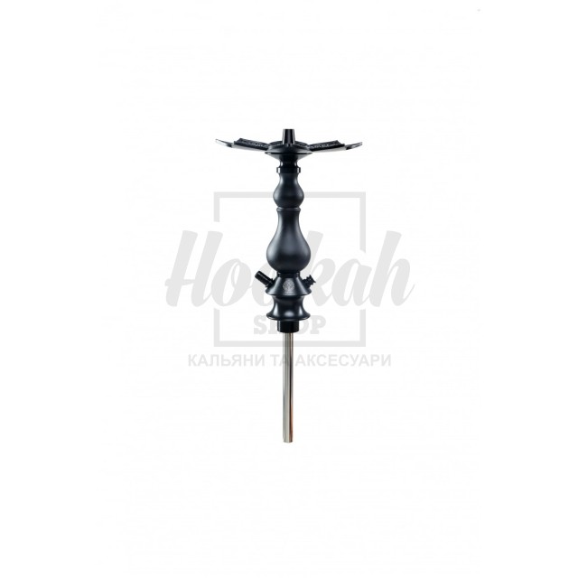 Шахта для кальяну Karma 0.1 BLACK чорна + блюдце Шахта для кальяну Karma 0.1 BLACK чорна + блюдце