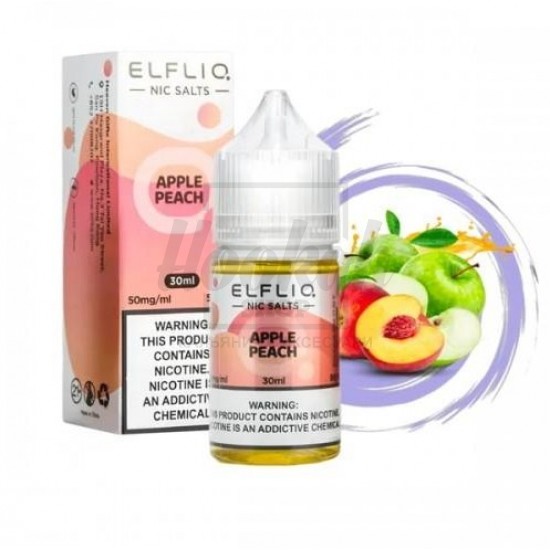 Рідина Elf Liq Apple Peach (яблуко персик) 30мл 5% Рідина Elf Liq Apple Peach (яблуко персик) 30мл 5%