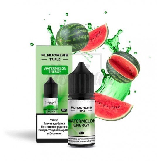 Рідина Набір Flavorlab Triple Watermelon Energy (Кавун Енергетик) 30мл 6,5% Рідина Набір Flavorlab Triple Watermelon Energy (Кавун Енергетик) 30мл 6,5%