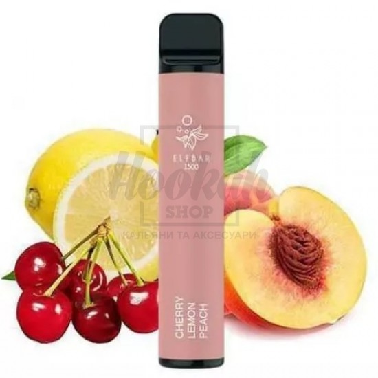 Електронна сигарета Elf Bar 1500 Cherry lemon peach (Вишня Лимон Персик) Електронна сигарета Elf Bar 1500 Cherry lemon peach (Вишня Лимон Персик)
