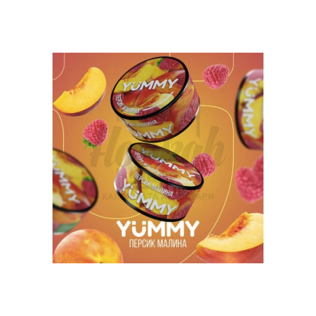 Тютюн Yummy Peach Raspberry (Персик Малина) 100гр Тютюн Yummy Peach Raspberry (Персик Малина) 100гр