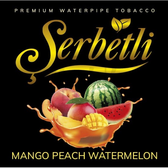 Тютюн Serbetli Mango Peach Watermelon (Манго Персик Кавун) 100 гр Тютюн Serbetli Mango Peach Watermelon (Манго Персик Кавун) 100 гр
