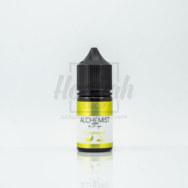 Рідина Alchemist Cubanana (Тютюн Банан) 30мл 5% Рідина Alchemist Cubanana (Тютюн Банан) 30мл 5%