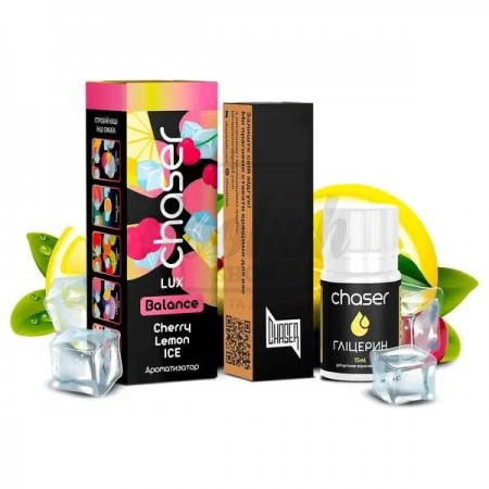 Рідина Набір Chaser Lux Cherry Lemon Ice (Вишня Лимон Льод) 30мл 5% Рідина Набір Chaser Lux Cherry Lemon Ice (Вишня Лимон Льод) 30мл 5%