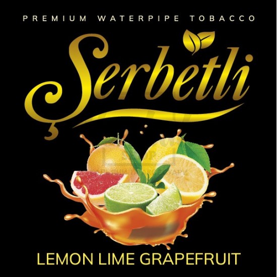 Тютюн Serbetli Lemon Lime Grapefruit (Лимон Лайм Грейпфрут) 100 гр Тютюн Serbetli Lemon Lime Grapefruit (Лимон Лайм Грейпфрут) 100 гр