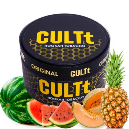 Тютюн CULTt C25 Pineapple Watermelon Melon (Ананас Арбуз Диня) 100 г Тютюн CULTt C25 Pineapple Watermelon Melon (Ананас Арбуз Диня) 100 г