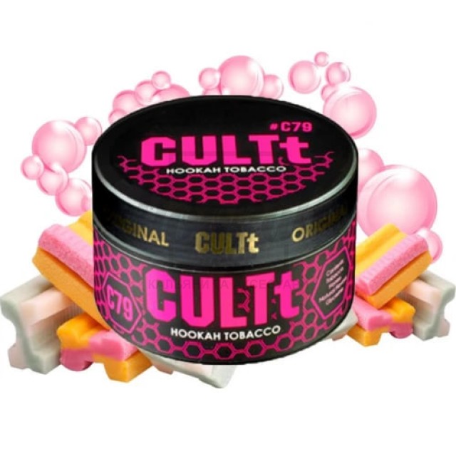 Тютюн CULT C79 Bubble Gum (Фруктова Жуйка) 100 г Тютюн CULT C79 Bubble Gum (Фруктова Жуйка) 100 г
