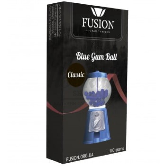 Тютюн Fusion Classic Blue Gum Ball (Чорнична Жуйка) 100 гр Тютюн Fusion Classic Blue Gum Ball (Чорнична Жуйка) 100 гр