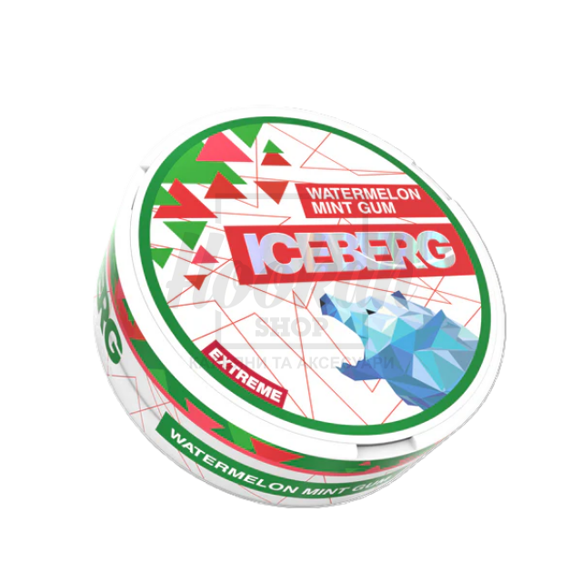 Снюс Iceberg Extrime Watermelon Mint Gum 50mg (Арбуз Мята Жвачка)