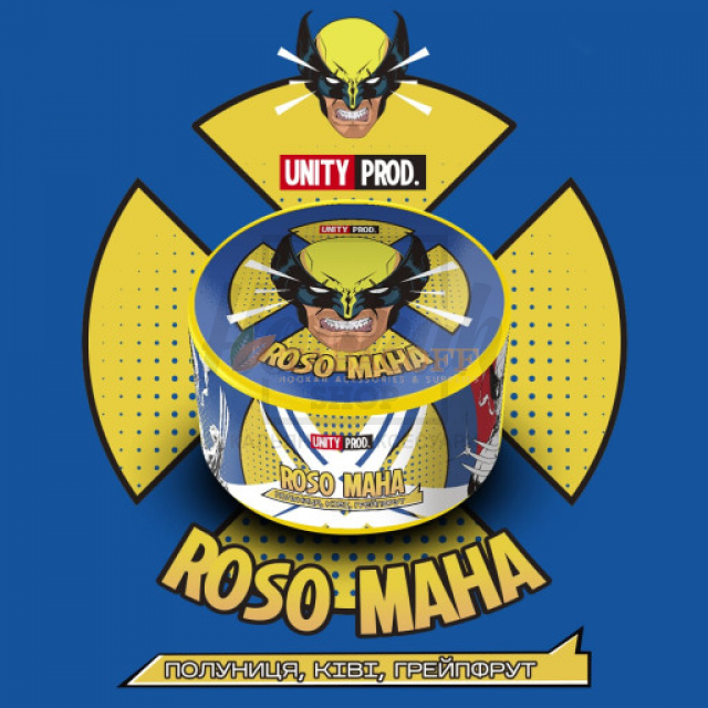 Тютюн Unity Roso Maha (Полуниця Ківі) 100 гр Тютюн Unity Roso Maha (Полуниця Ківі) 100 гр