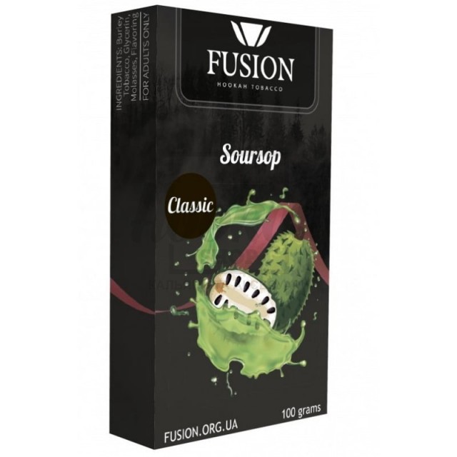 Тютюн Fusion Classic Soursop (Саусеп) 100 гр Тютюн Fusion Classic Soursop (Саусеп) 100 гр