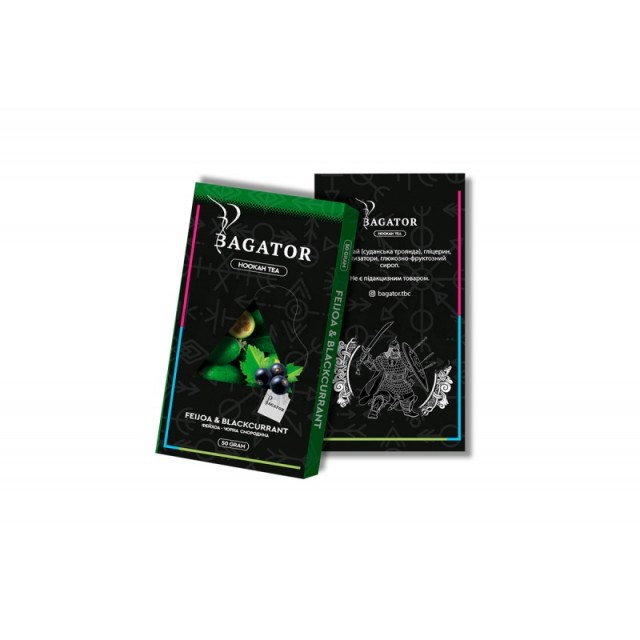 Заправка Bagator Feijoa, Blackcurrant (Фейхоа, Чорна Смородина) 50 g.