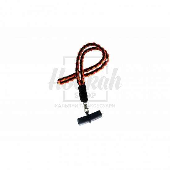  Персональный Мундштук Paracord Black Orange