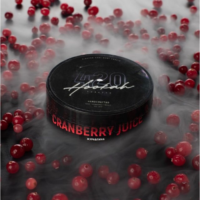 Тютюн 4:20 Cranberry Juice (Журавлинний Сік) 100 гр Тютюн 4:20 Cranberry Juice (Журавлинний Сік) 100 гр