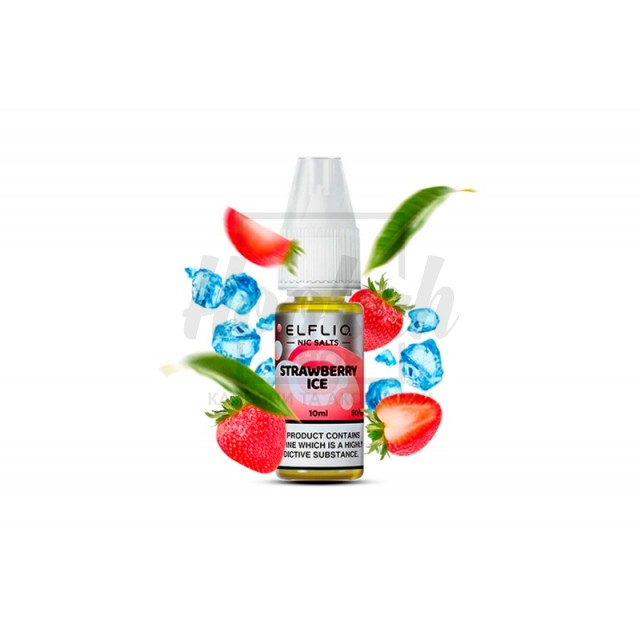 Рідина Elf Liq Strawberry Ice (Полуниця, Лід) 10ml/50mg Salt Nic Рідина Elf Liq Strawberry Ice (Полуниця, Лід) 10ml/50mg Salt Nic