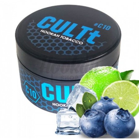 Тютюн CULT C10 Blueberry Lime Ice (Чорниця Лайм Лід) 100 г Тютюн CULT C10 Blueberry Lime Ice (Чорниця Лайм Лід) 100 г