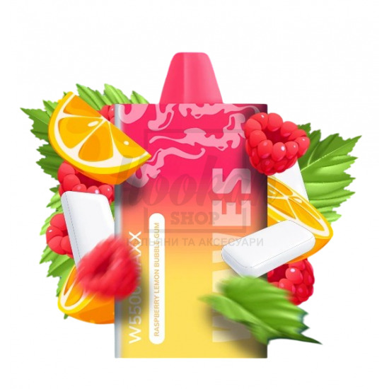 Електронна сигарета Waves W5500 Maxx Raspberry Lemon Bubble Gum (Малина Лимон Жуйка) Електронна сигарета Waves W5500 Maxx Raspberry Lemon Bubble Gum (Малина Лимон Жуйка)